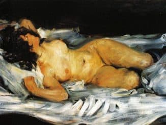 Lovis Corinth Liegender Akt 1899