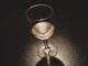 clear wine glass on black surface