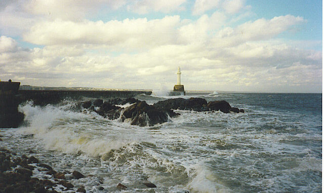 Rough Seas at the South Breakwater.